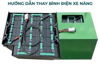 Hướng dẫn thay bình điện xe nâng