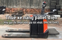 thuê xe nâng pallet điện