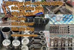 SỬA XE CUỐC, XE CƠ GIỚI, MÁY CÀY