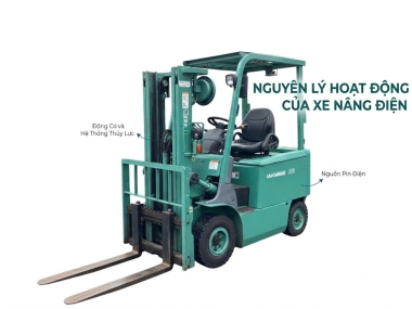 Nguyên lý hoạt động của xe nâng điện