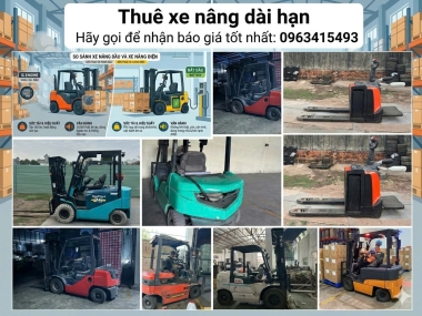 cho thuê xe nâng dài hạn