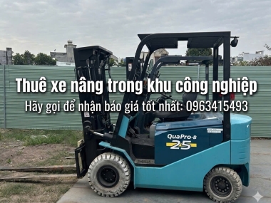 thuê xe nâng trong khu công nghiệp