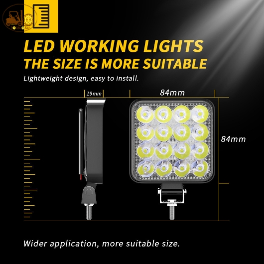 ĐÈN PHA LED XE NÂNG 48W