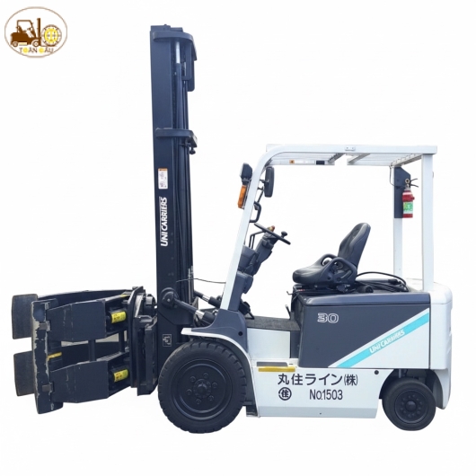 XE NÂNG ĐIỆN UNICARRIERS 3 TẤN KẸP TRÒN